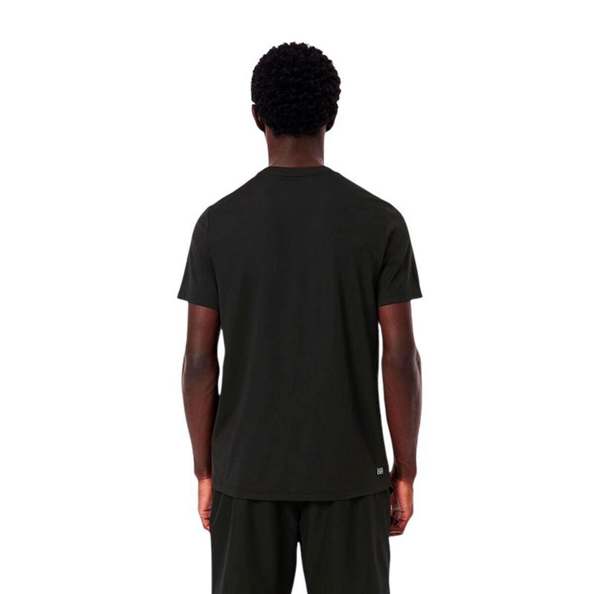 Heren-T-Shirt met Korte Mouwen Lacoste Core Performance Zwart