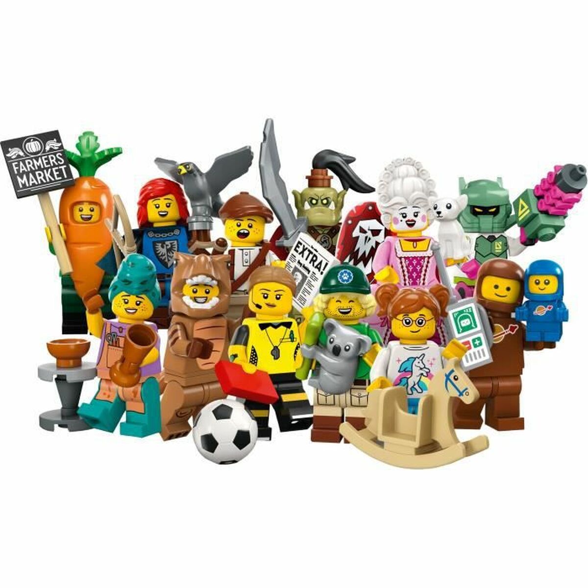 Playset Lego Minifigures Collections 24 Unités