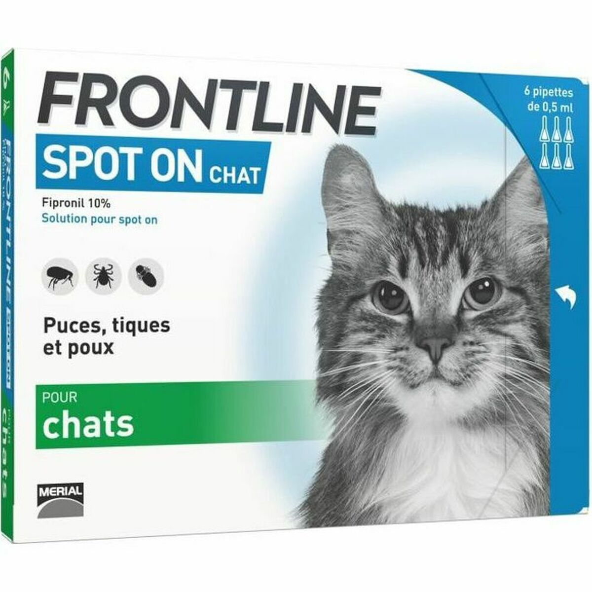 Antiparasites Frontline 0,5 ml 6 Unités