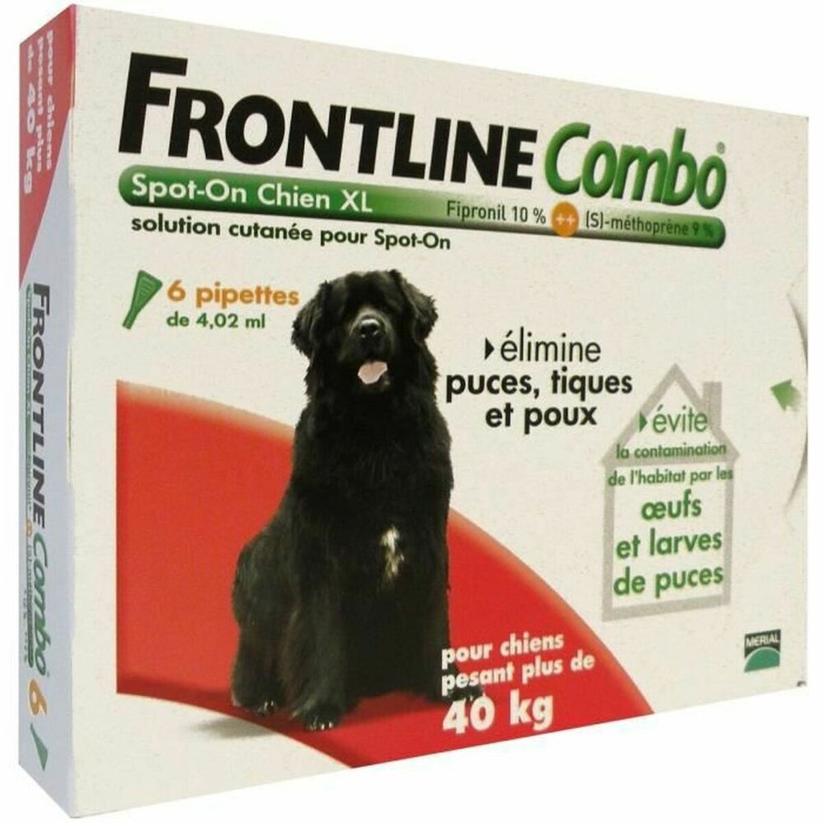 Pipette pour chien Frontline Combo 40-60 Kg 6 Unités