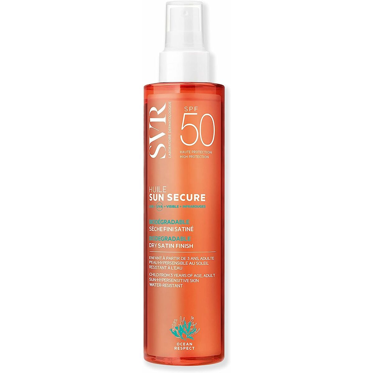 Image secondaire de Huile Solaire SVR Sun Secure SPF 50+ 200 ml