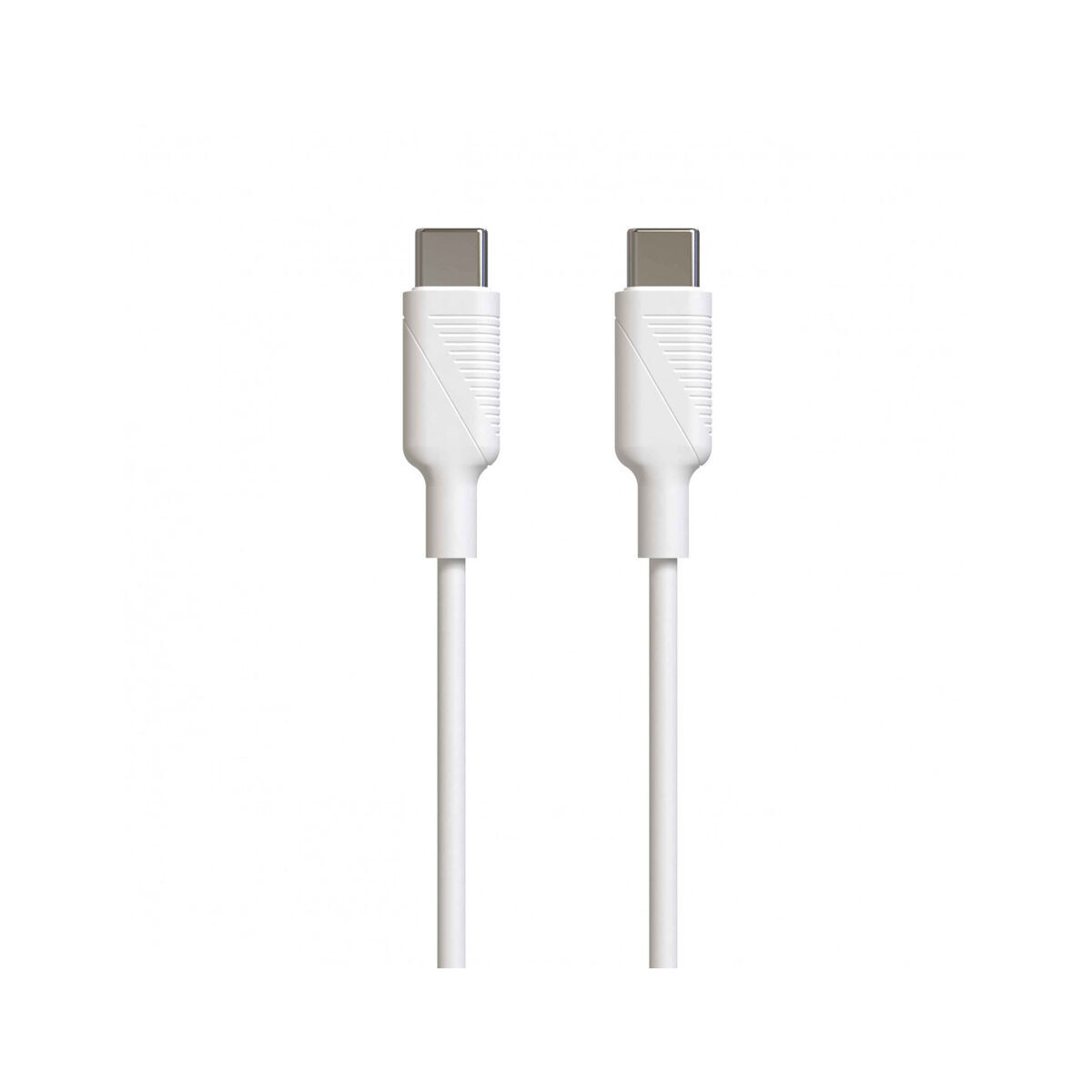 USB-C-kabel Muvit MCUSC0008 Wit Zwart 1,2 m