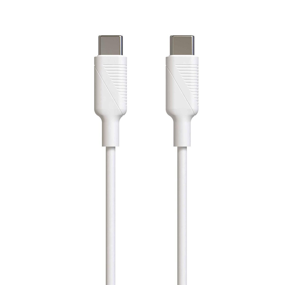 USB-C-kabel Muvit MCUSC0008 Wit Zwart 1,2 m
