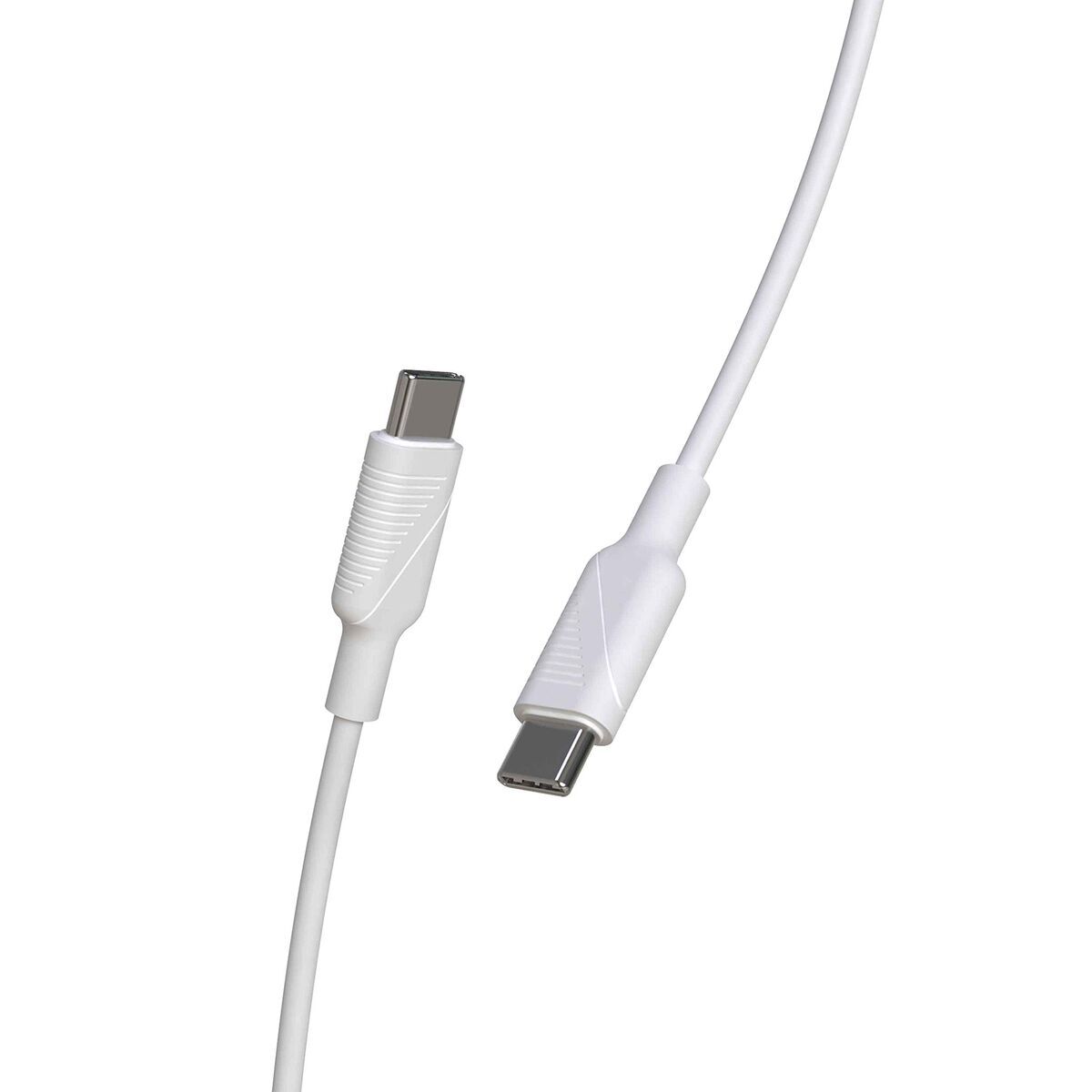 USB-C-kabel Muvit MCUSC0008 Wit Zwart 1,2 m