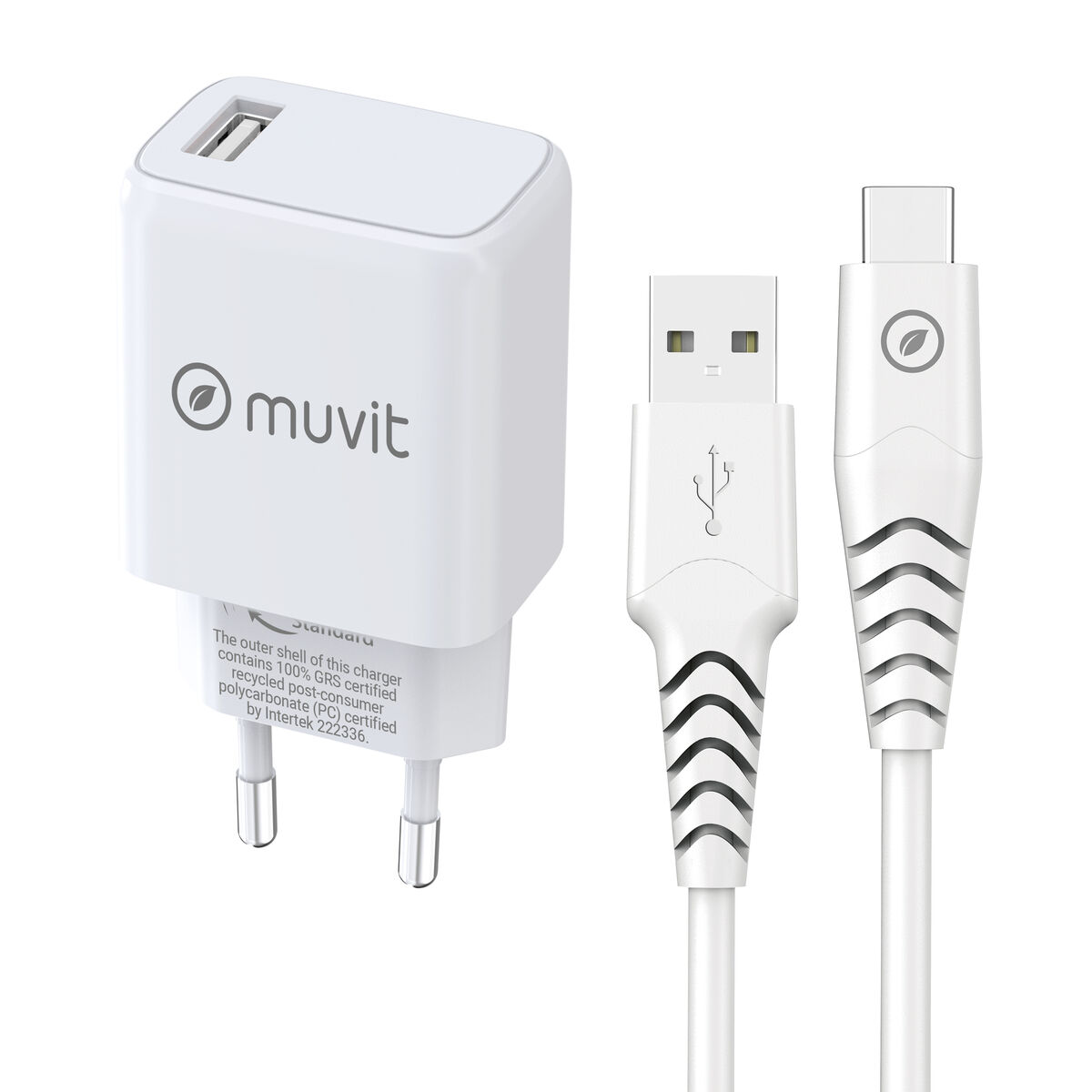 Obrazek Wall Charger Muvit White 12 W