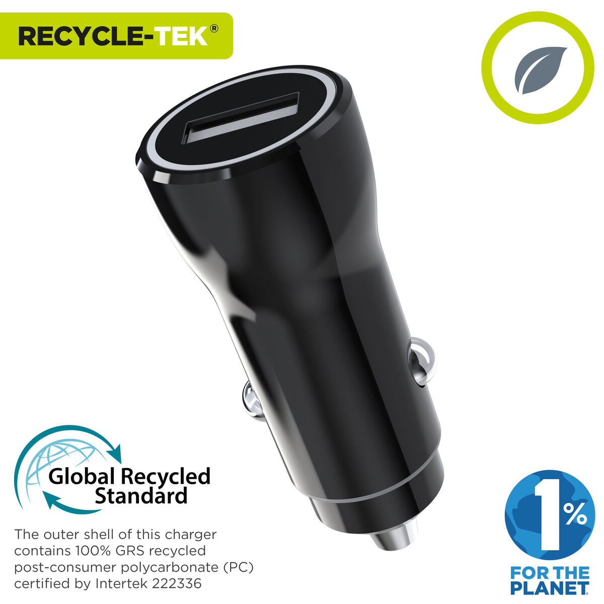 Bild von Car Charger Muvit Black 12 W