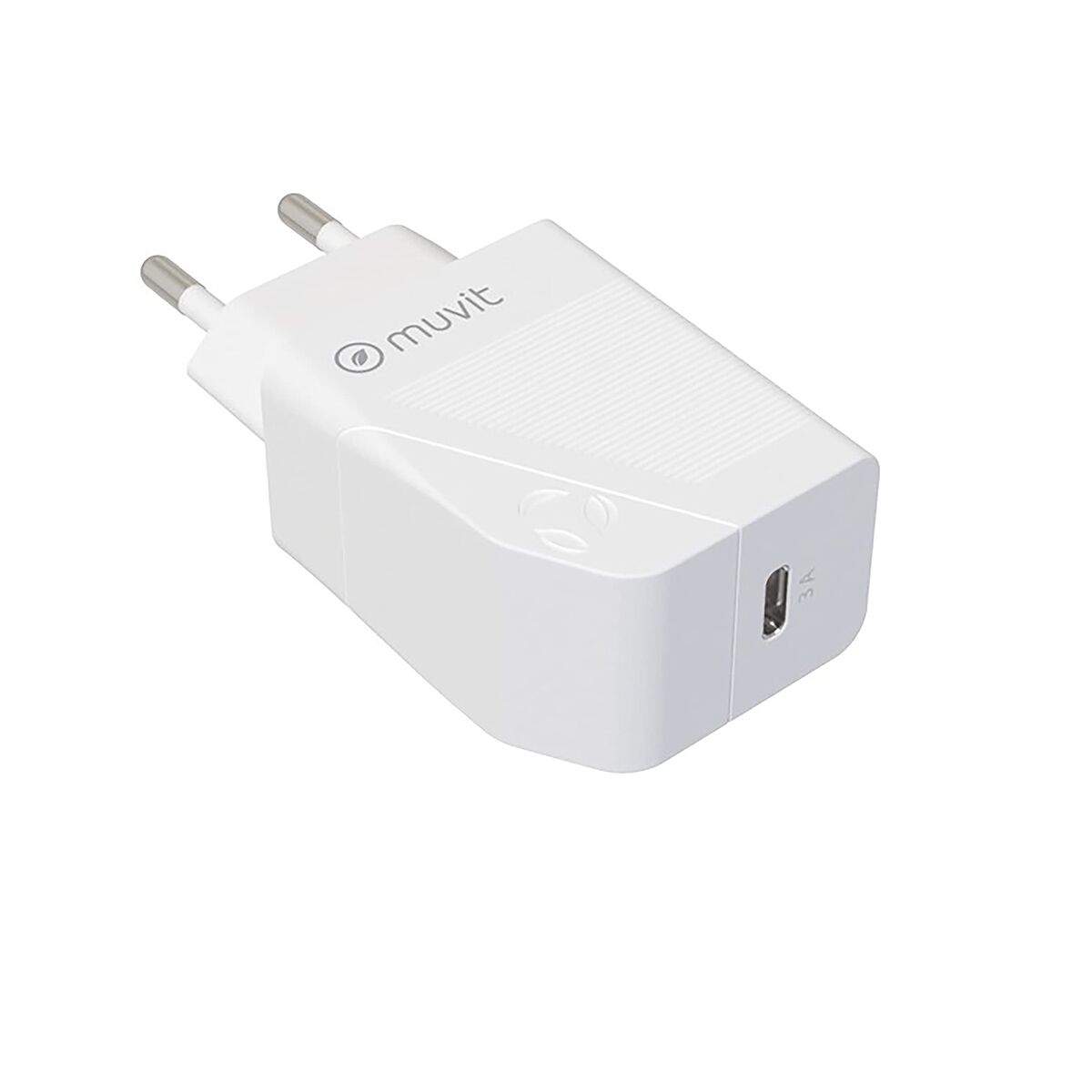 Bild von Wall Charger + USB-C Cable Muvit White 20 W
