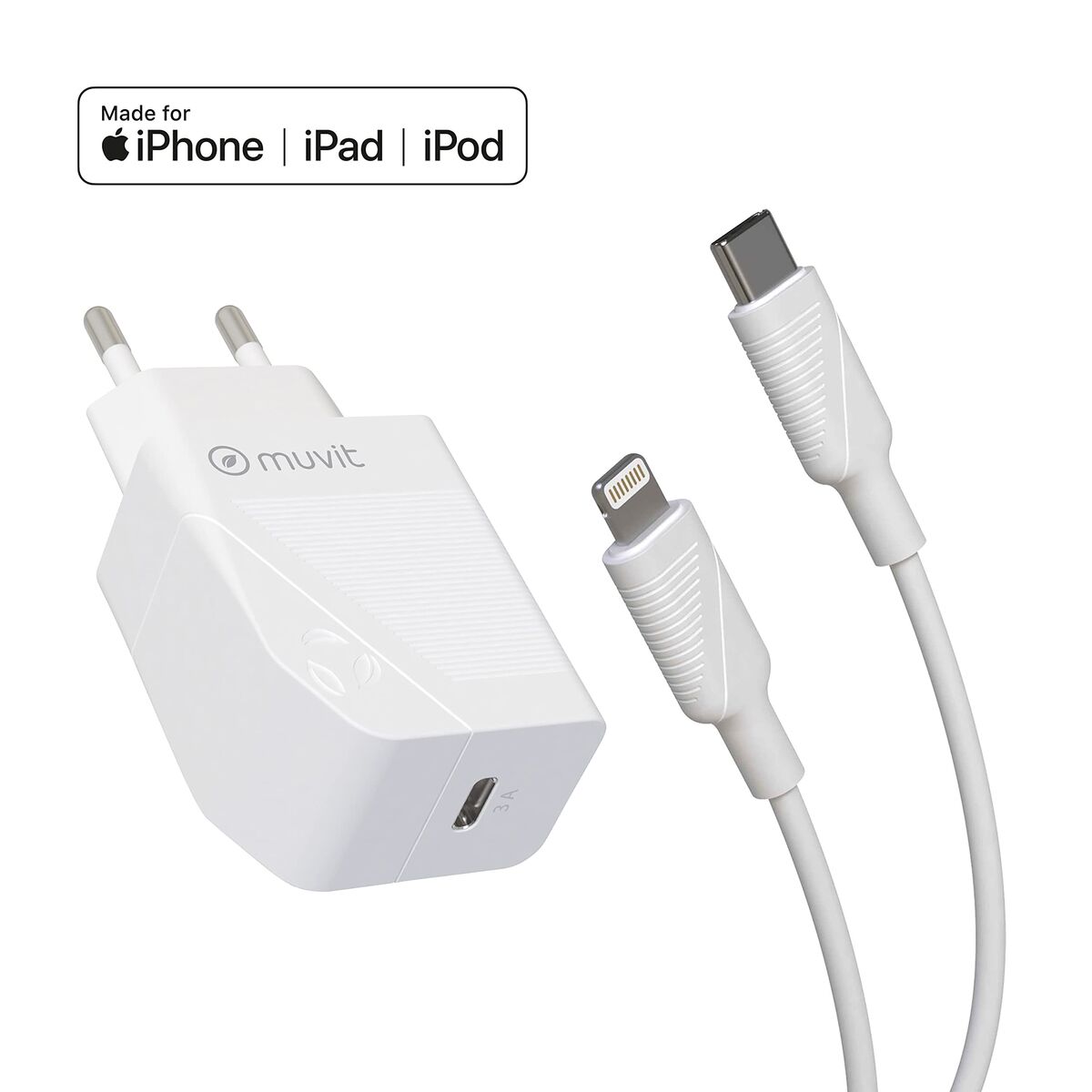 Bild von Wall Charger Muvit White 20 W