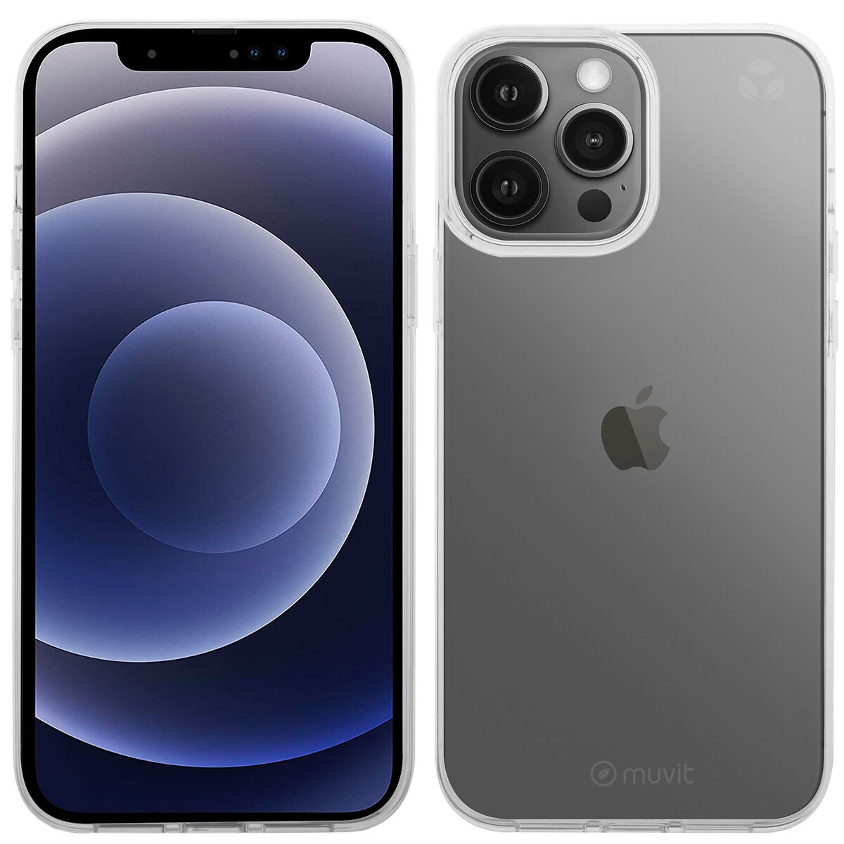 Image de Protection pour téléphone portable Muvit for Change iPhone 13 Pro Noir