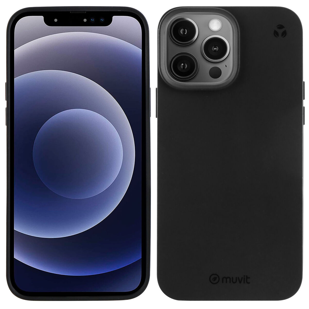 Image de Protection pour téléphone portable Muvit for Change iPhone 13 Pro Max Noir