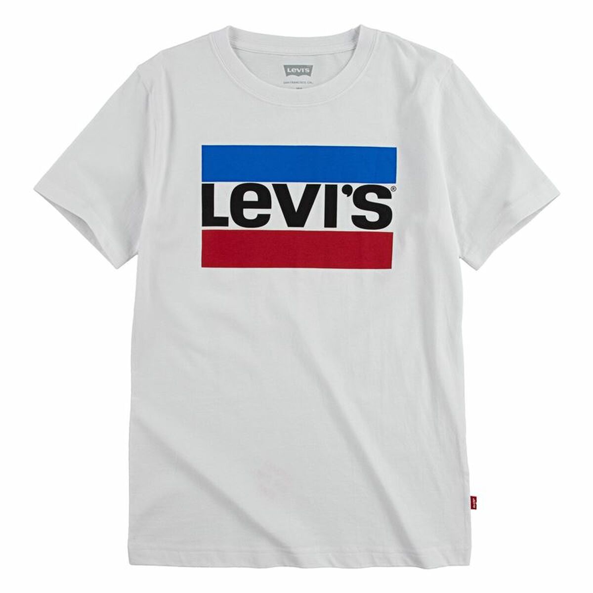 T shirt à manches courtes Enfant Levi's Kids Sportswear Logo Blanc