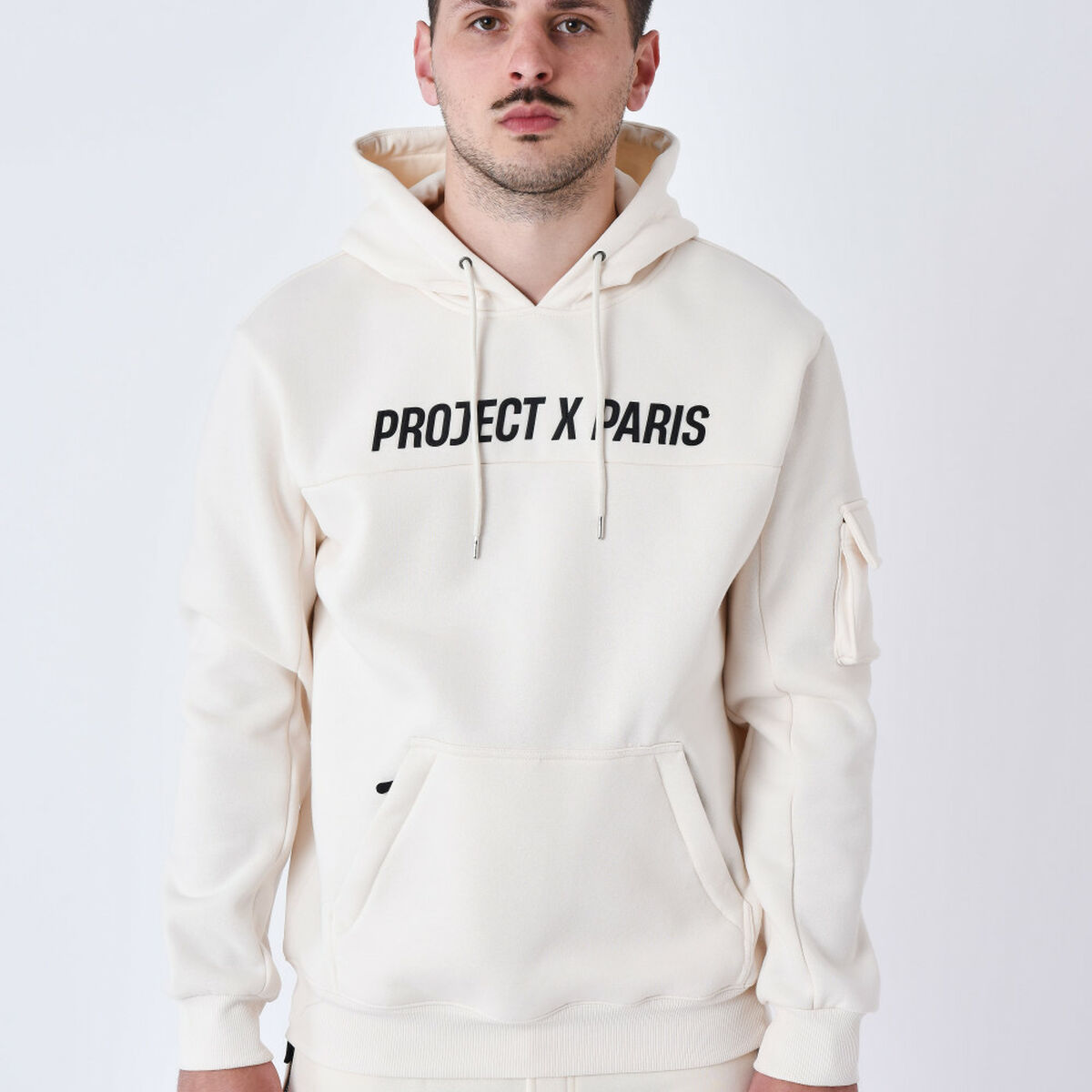 Image secondaire de Sweat à capuche homme Project X Paris PROJECT SWEAD&HOODIE 2522058 CC Beige