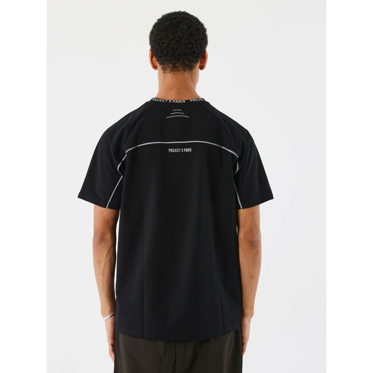 Image secondaire de T-shirt à manches courtes homme Project X Paris 2510181 Noir