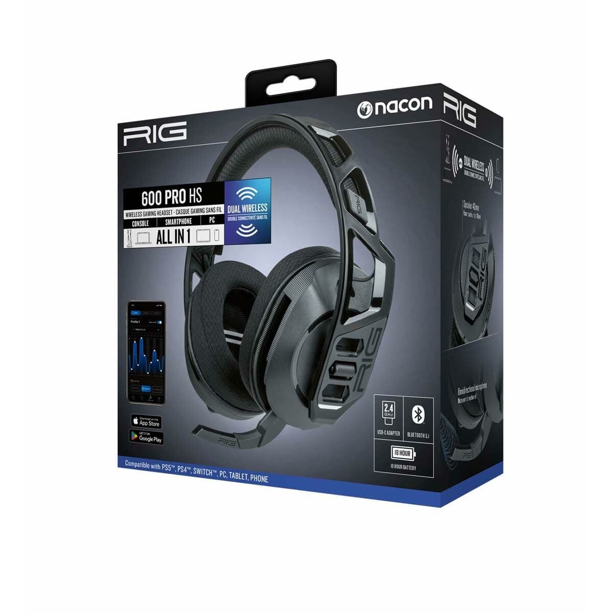 Gaming headset med mikrofon Nacon RIG600PROHS