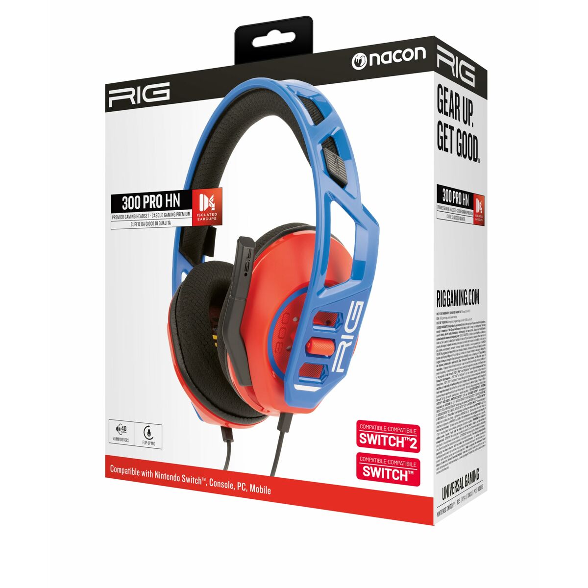 Picture of Headphones Nacon RIG300PROHNR+B