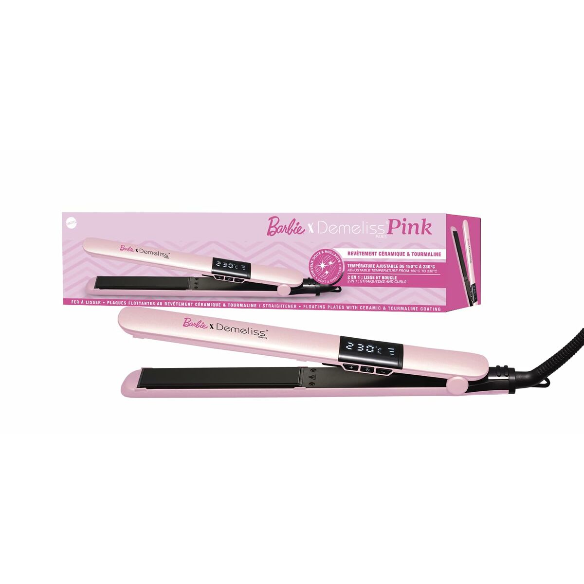 Stijltang Demeliss Roze