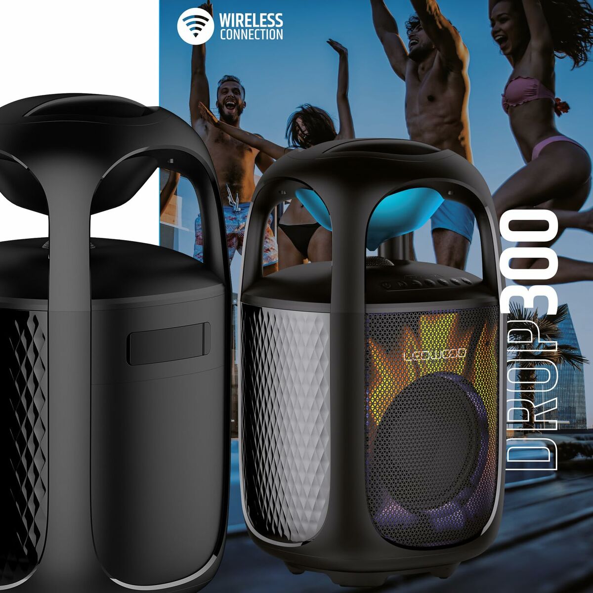 Afbeeldingen van Portable Bluetooth Speakers Ledwood DROP300 BT 300W 90 W