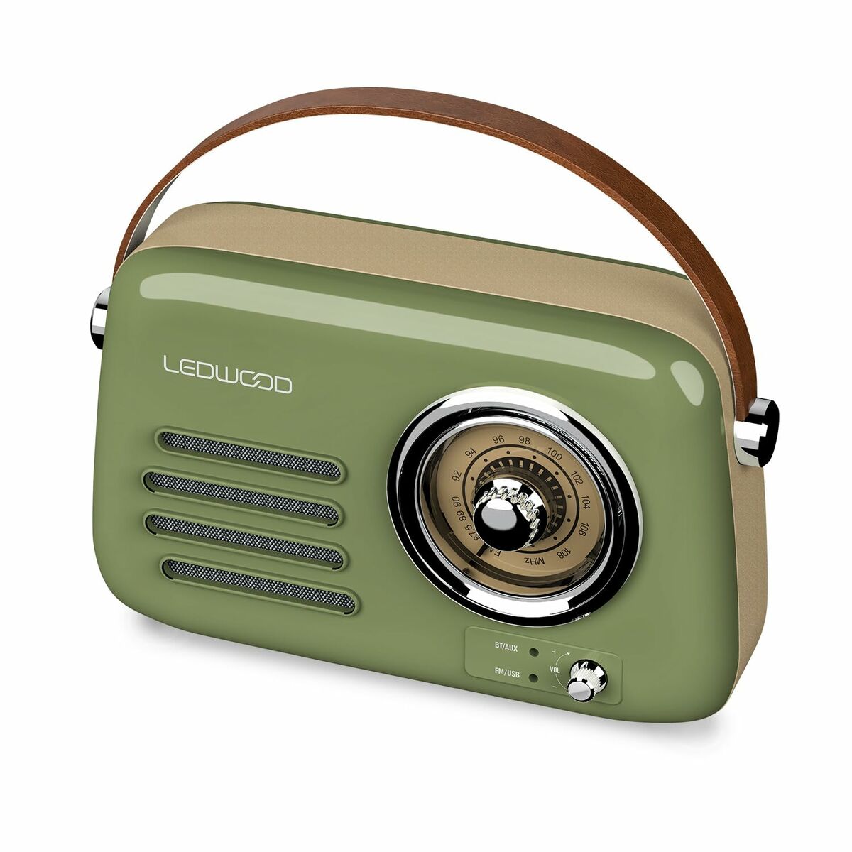 Image secondaire de Radio Transistor Ledwood ALMA GREY Vert 30 W