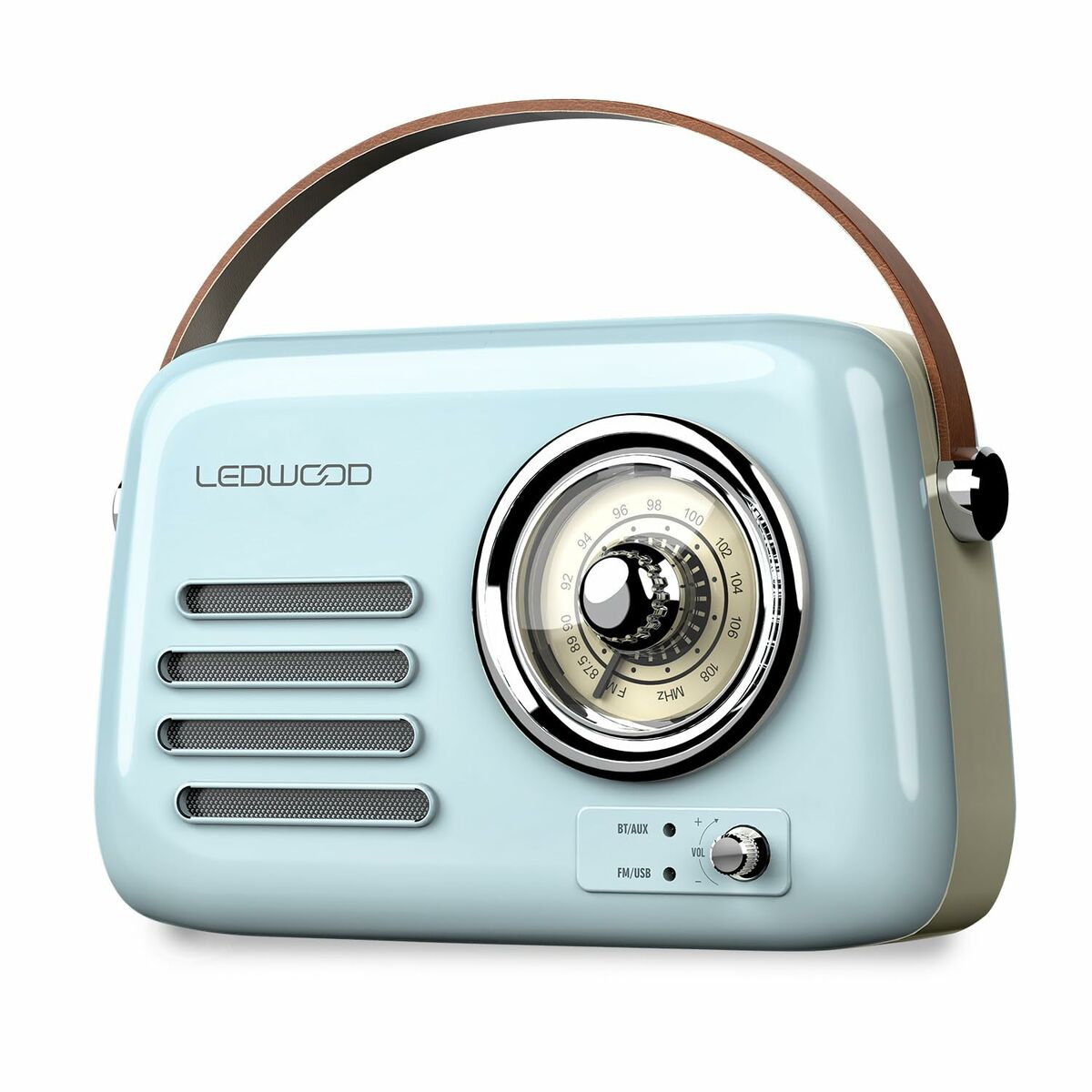 Afbeeldingen van Transistor Radio Ledwood ALMA BLUE Blue 30 W