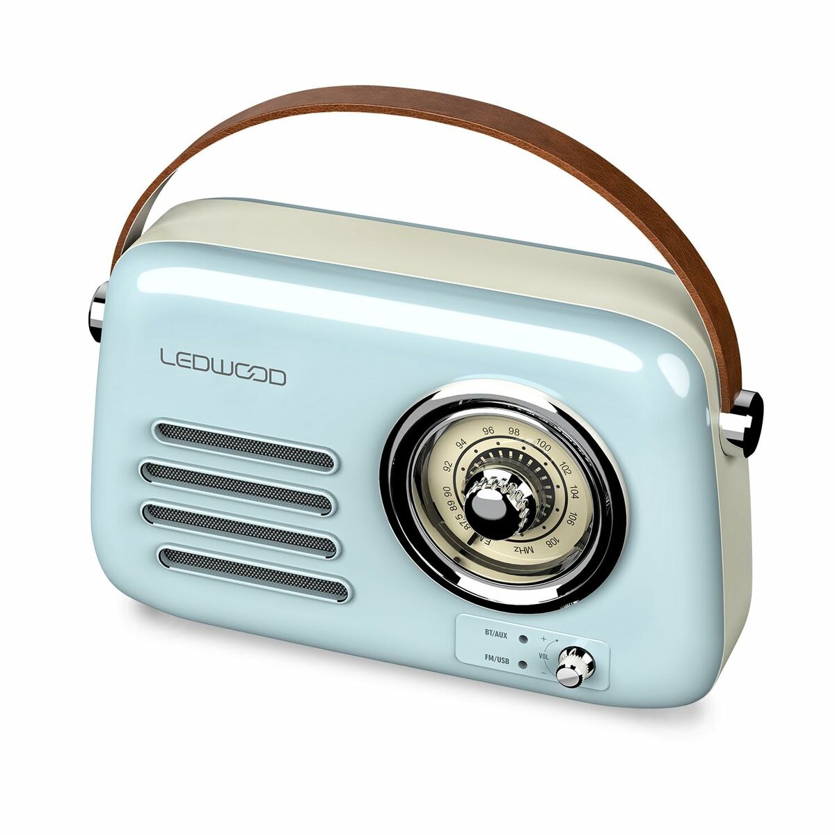 Afbeeldingen van Transistor Radio Ledwood ALMA BLUE Blue 30 W