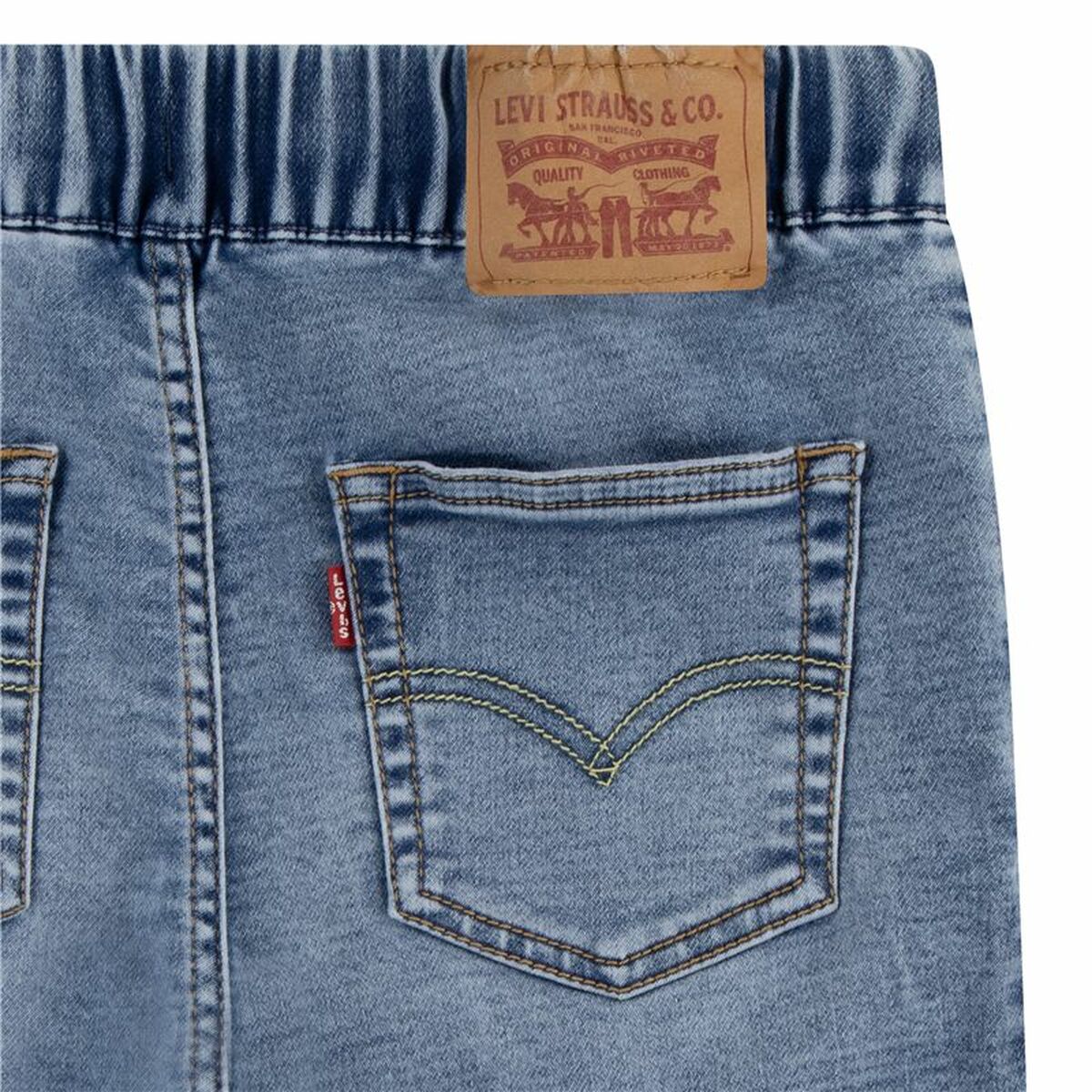 Image secondaire de Jeans enfant Levi's Lvb Skinny Fit Dobby Bleu