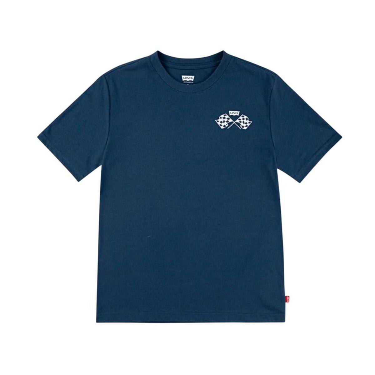 T-Shirt met Korte Mouwen voor kinderen Levi's Lvb Speed Trials Tee Blauw