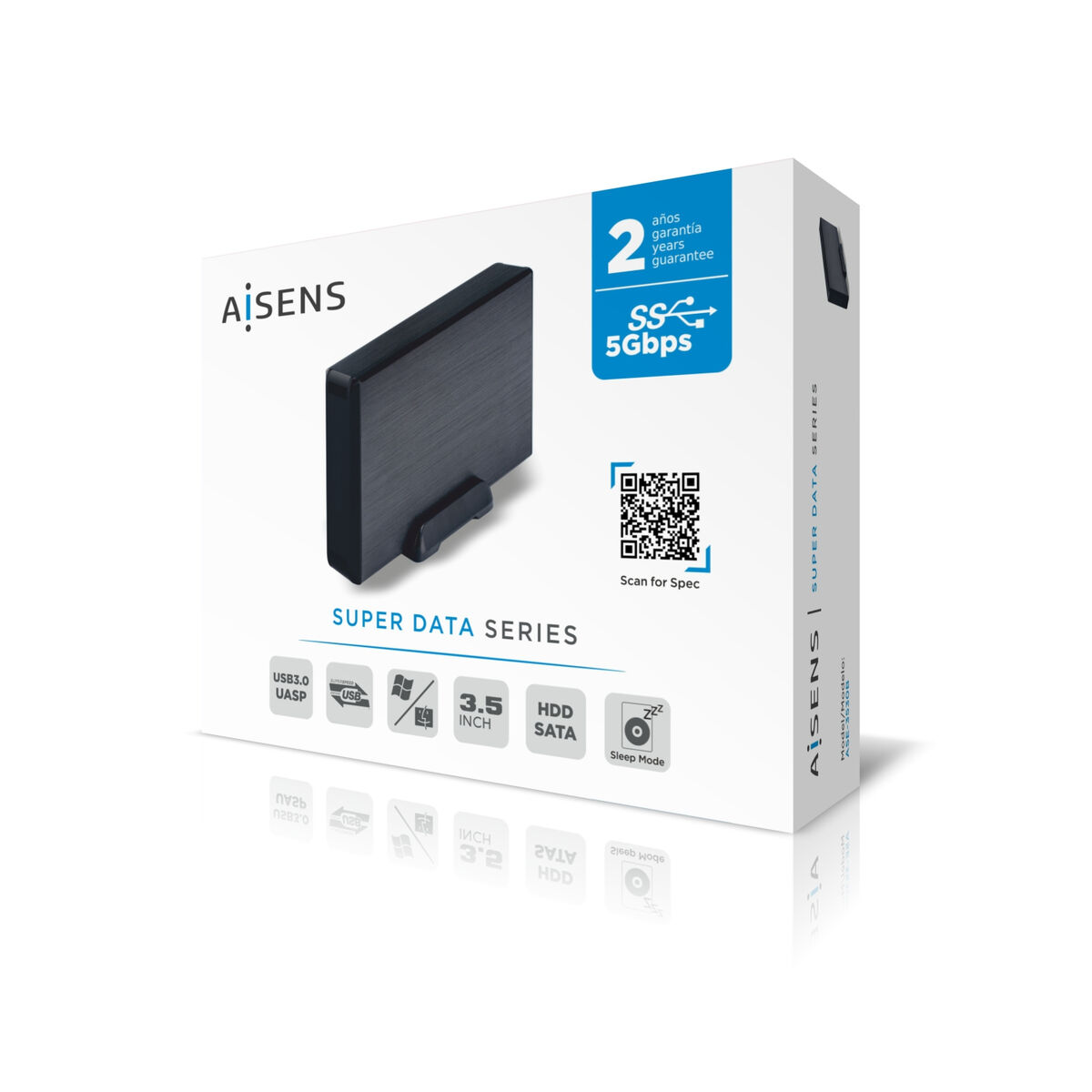 Picture of External Box Aisens ASE-3530B Black 3,5"