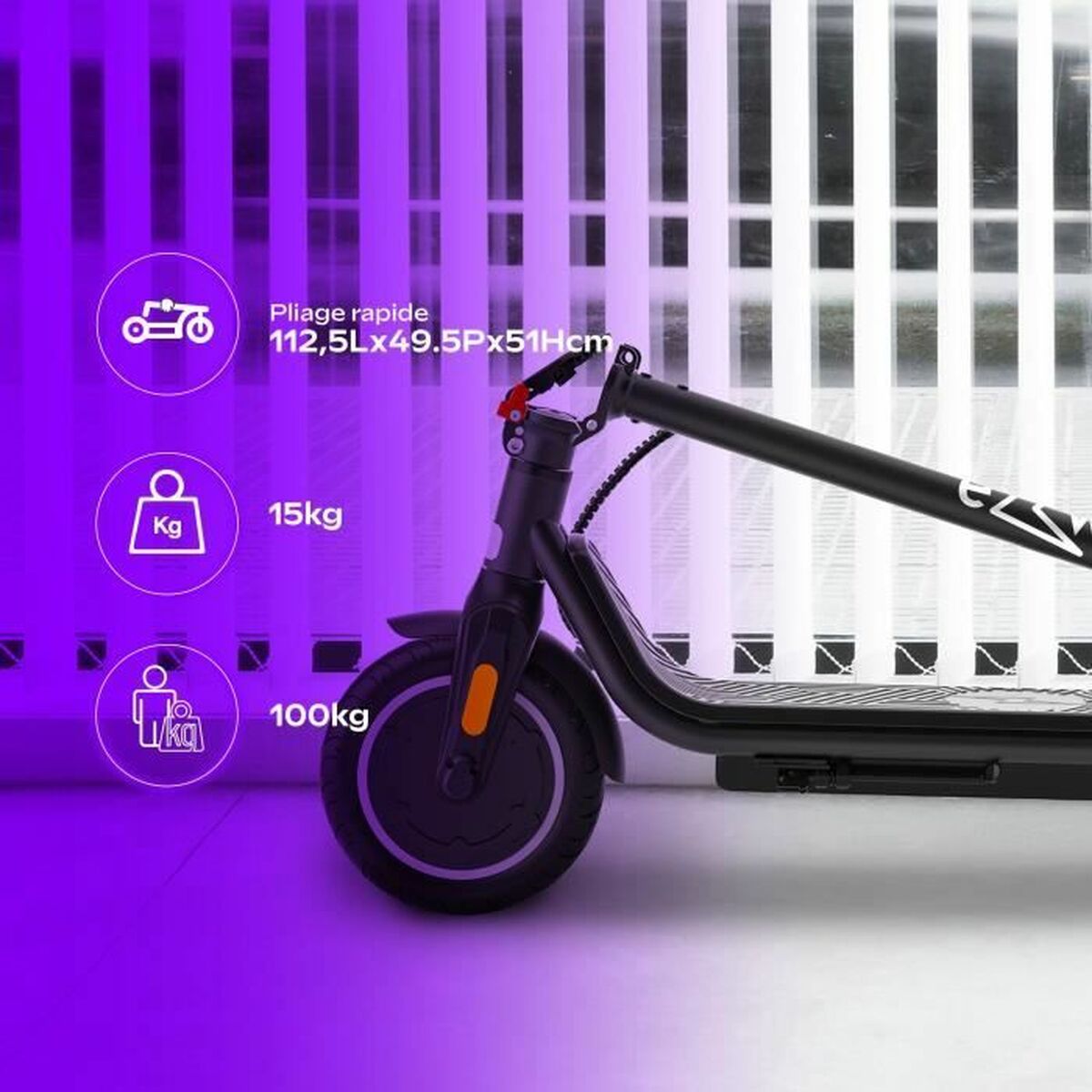 Immagine di Electric Scooter EZWAY Black 450 W 25 km/h