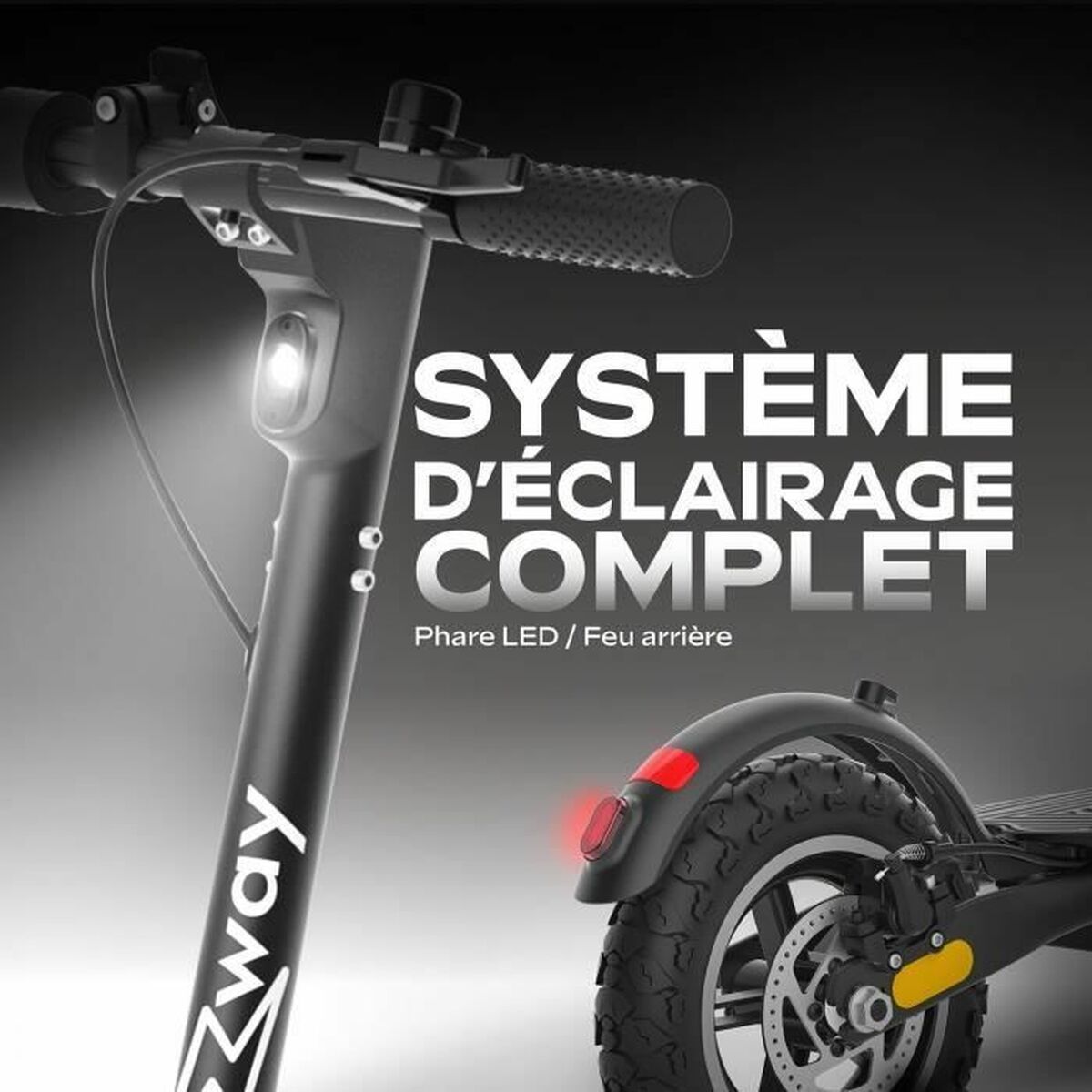 Immagine di Electric Scooter EZWAY Black 450 W 25 km/h