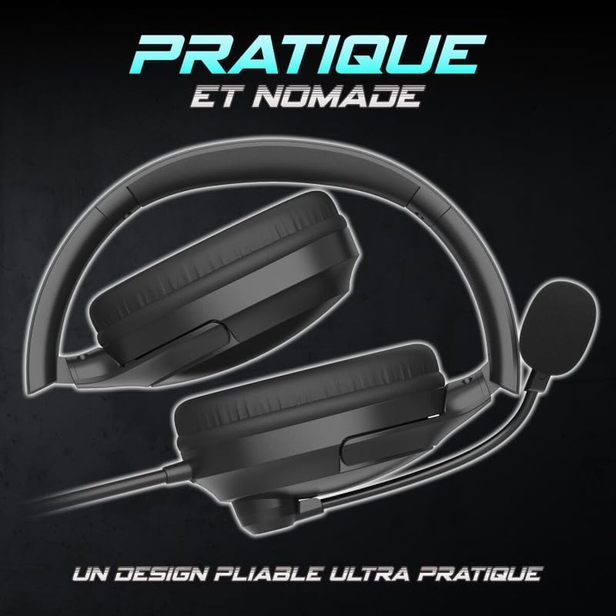 Bild von Headphones with Microphone Spirit of Gamer Pro H4 Black