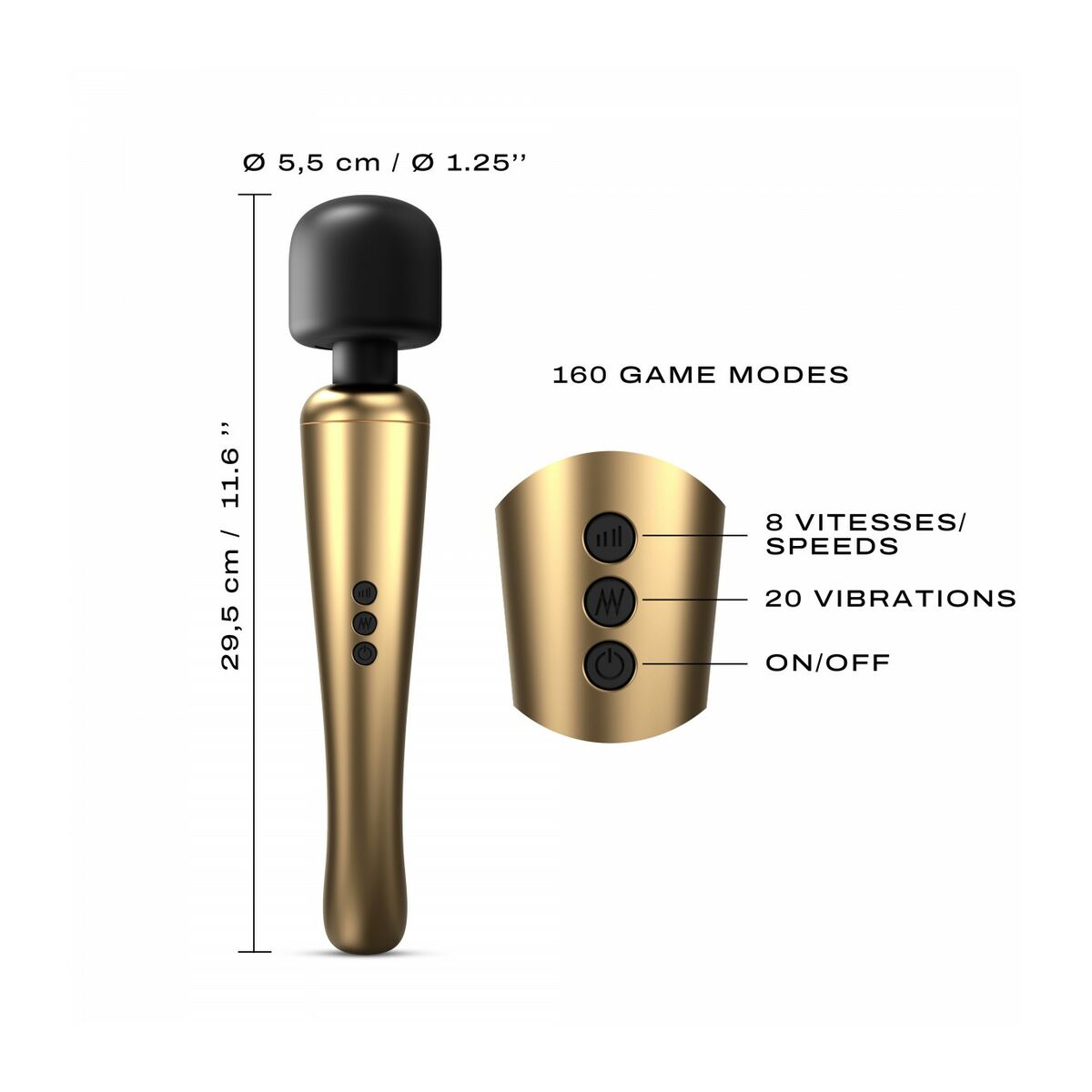 Vibrátor Marc Dorcel Megawand