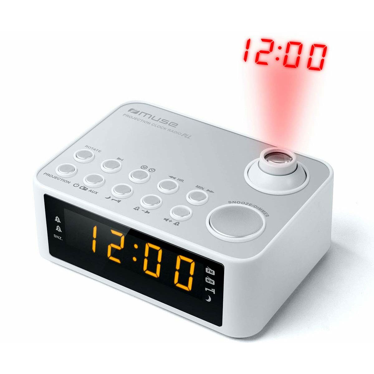 Radio-réveil Muse M-178PW