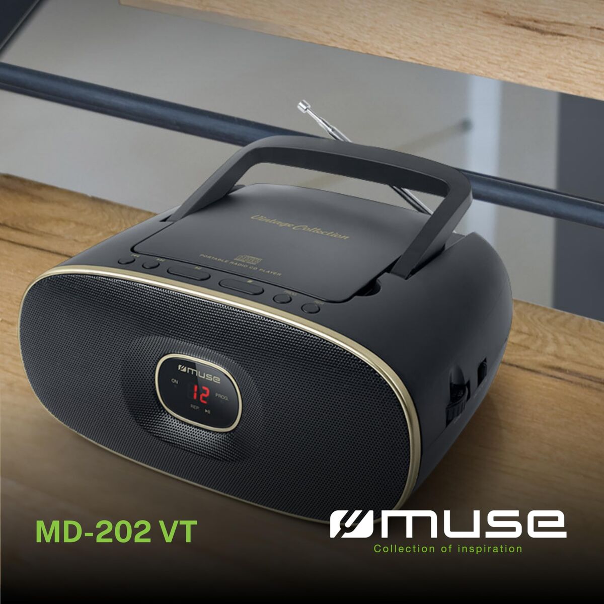 Picture of CD Radio Muse MD202VT