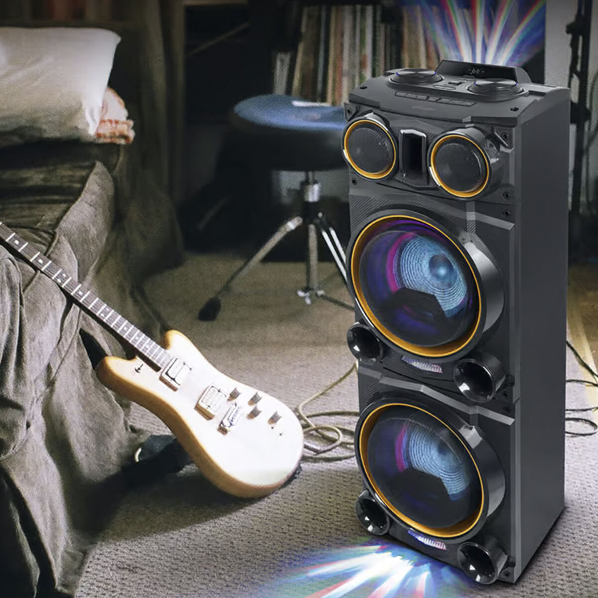 Afbeeldingen van Portable Bluetooth Speakers Muse M-1988 DJ Black