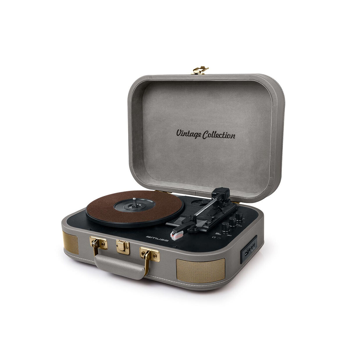 Afbeeldingen van Record Player Muse MT-201 BTG Green Grey