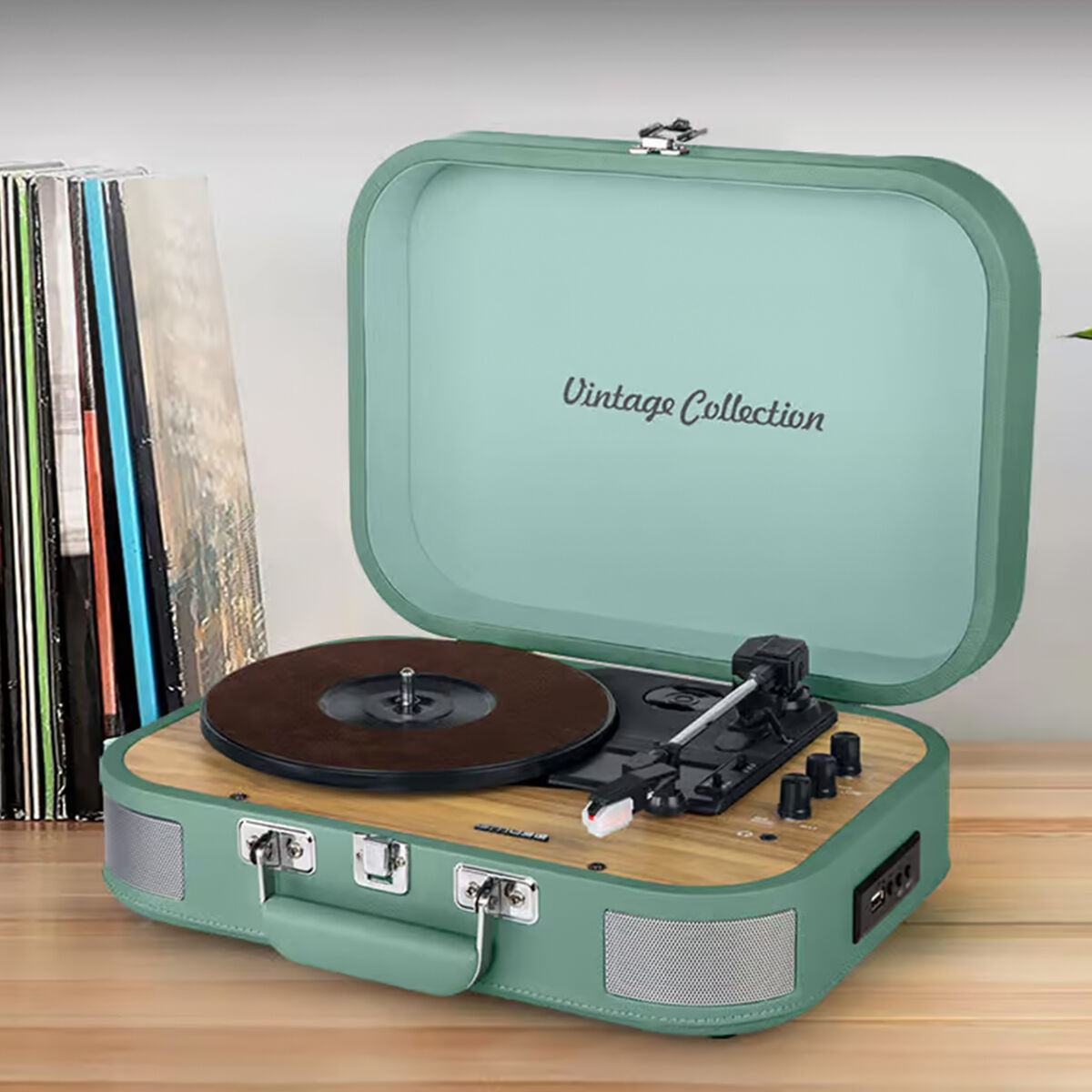 Immagine di Record Player Muse MT-201WG Green Turquoise