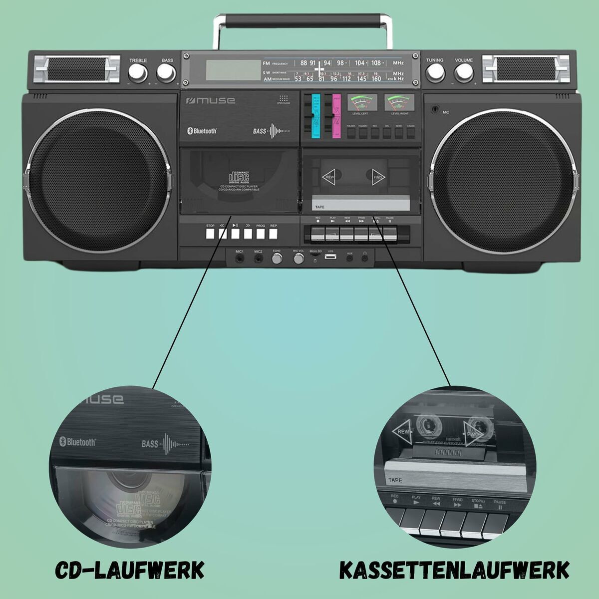 Picture of Radio Muse M-380 GB Bluetooth (Refurbished A)