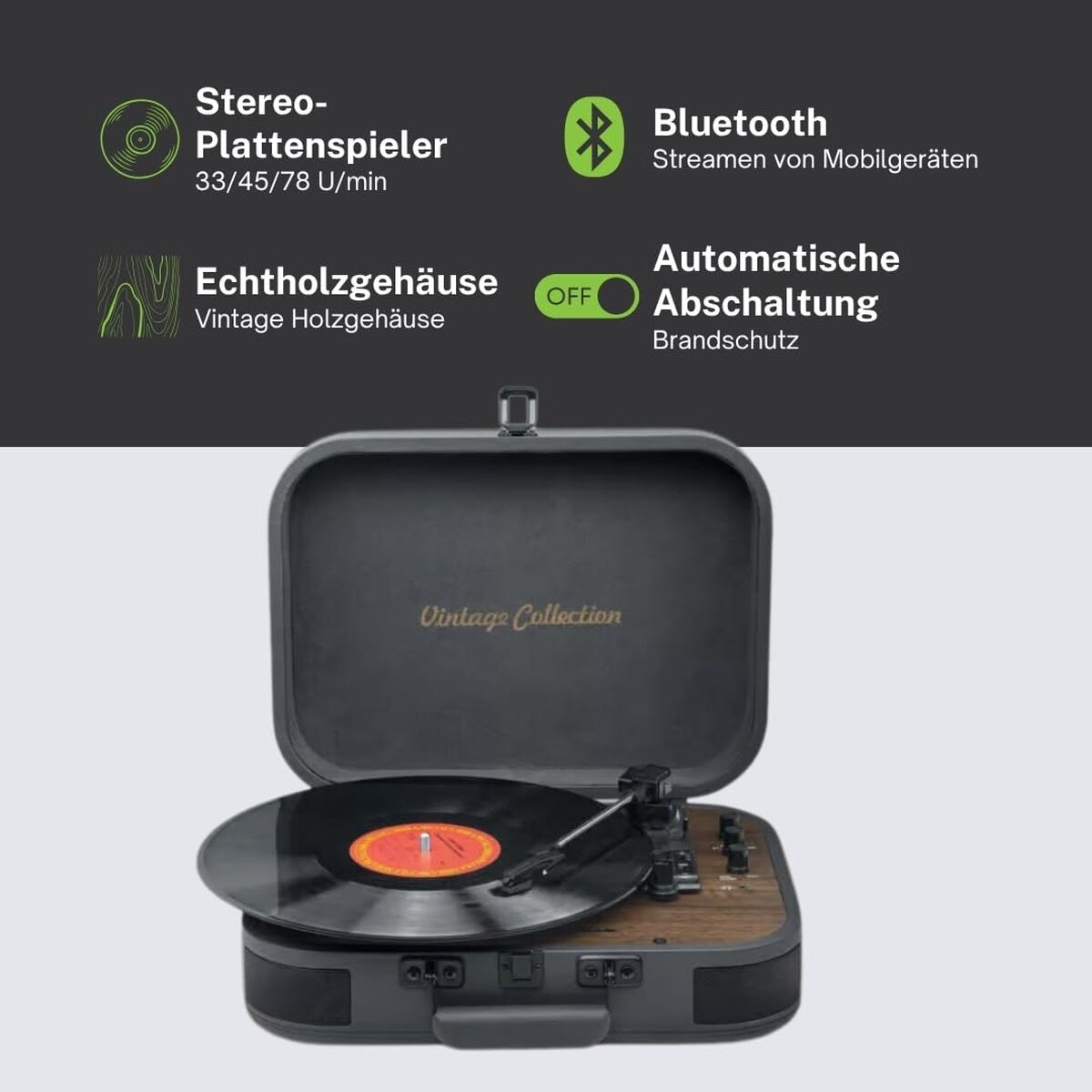 Picture of Record Player Muse MT207DGB