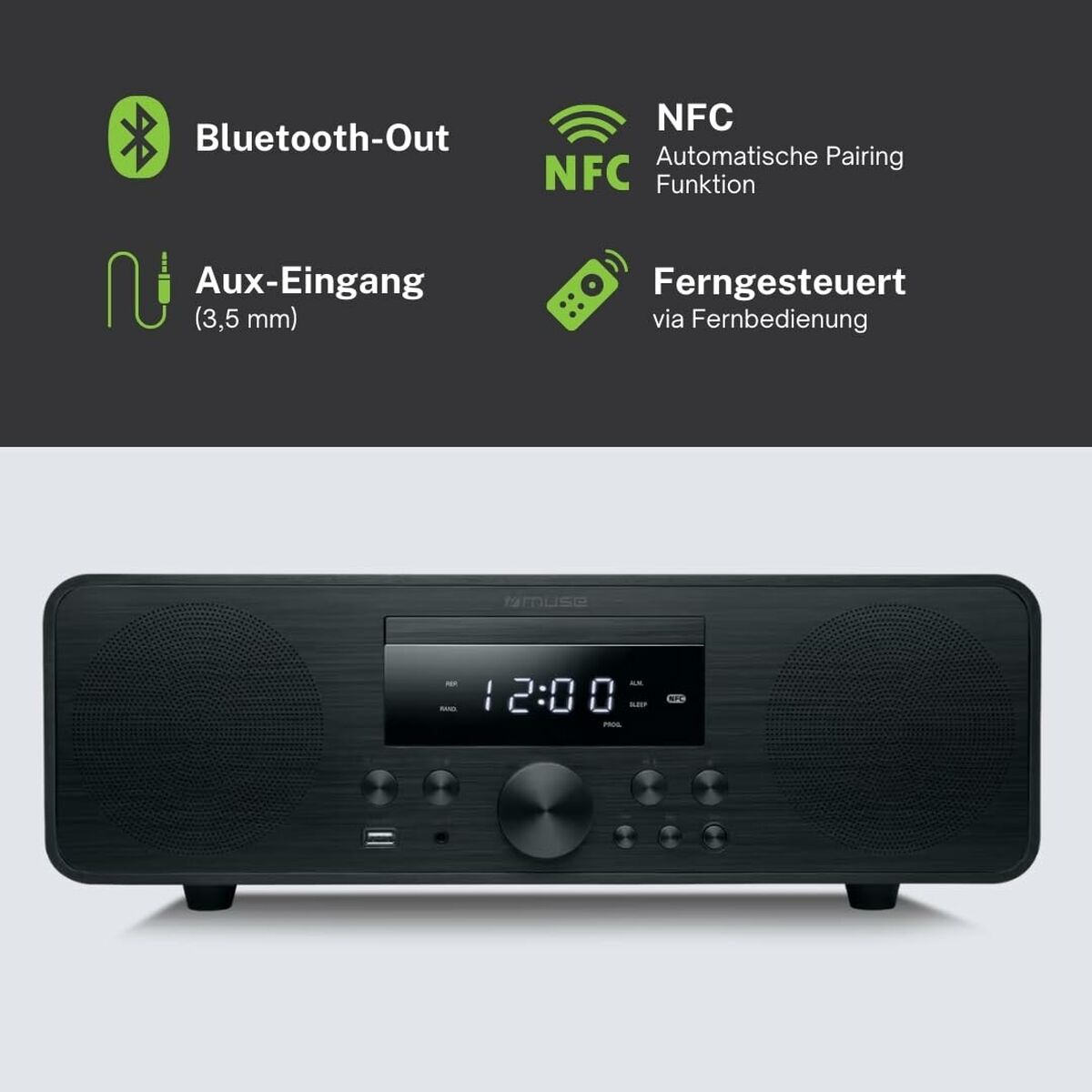 Afbeeldingen van CD Radio Muse M880FBC 80W