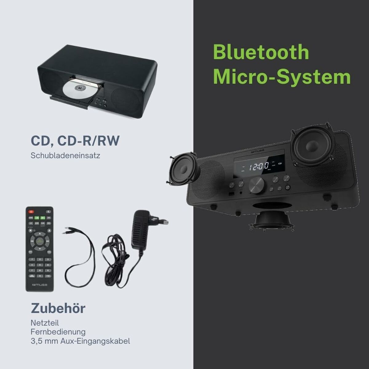 Afbeeldingen van CD Radio Muse M880FBC 80W