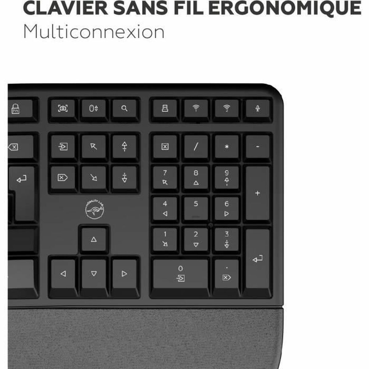 Afbeeldingen van Keyboard Mobility Lab Azerty French Black