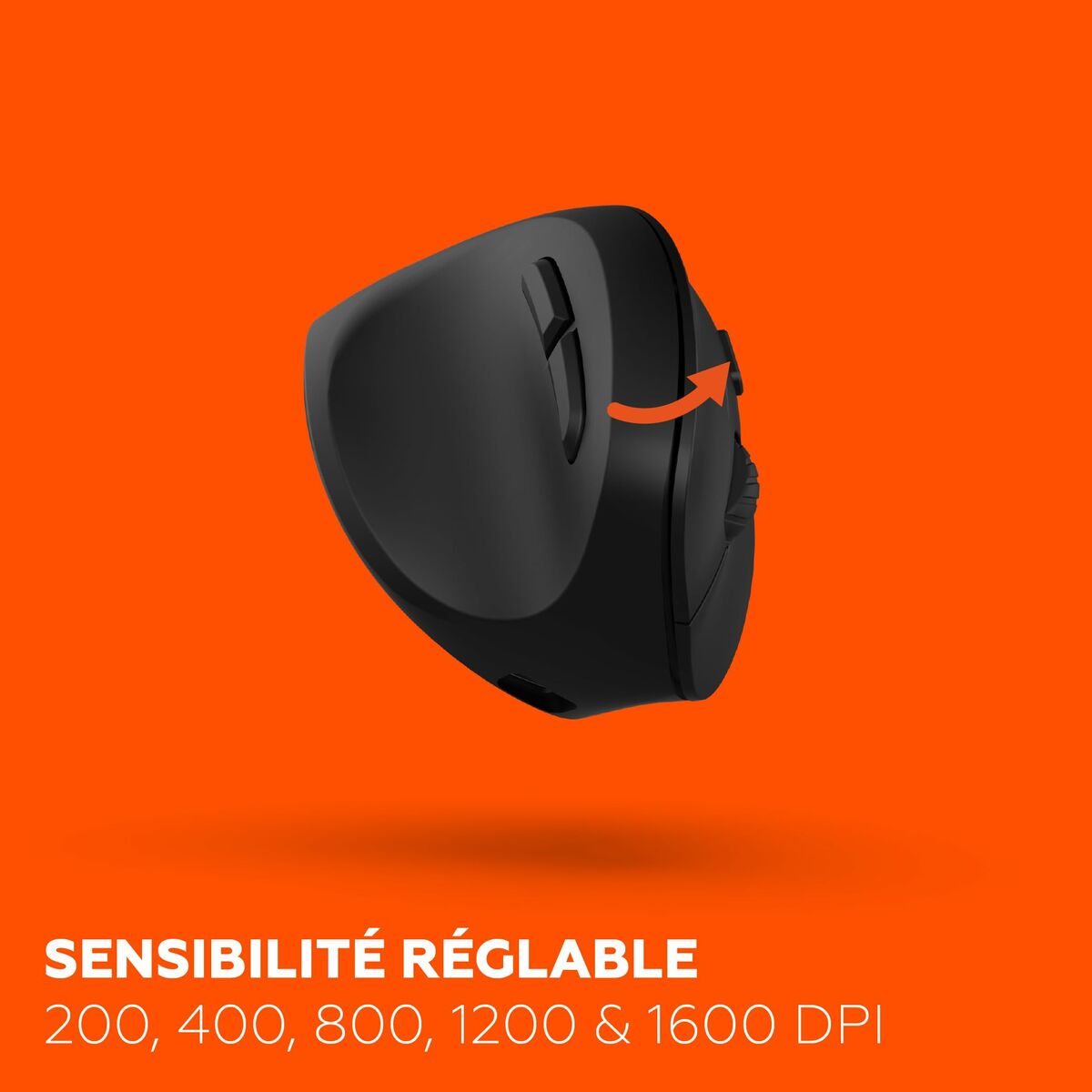 Afbeeldingen van Mouse Mobility Lab ERGO M30W LEFT Black Vertical