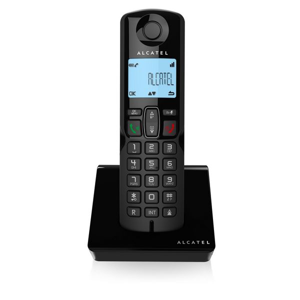 Teléfono Inalámbrico Alcatel S250 DECT Negro