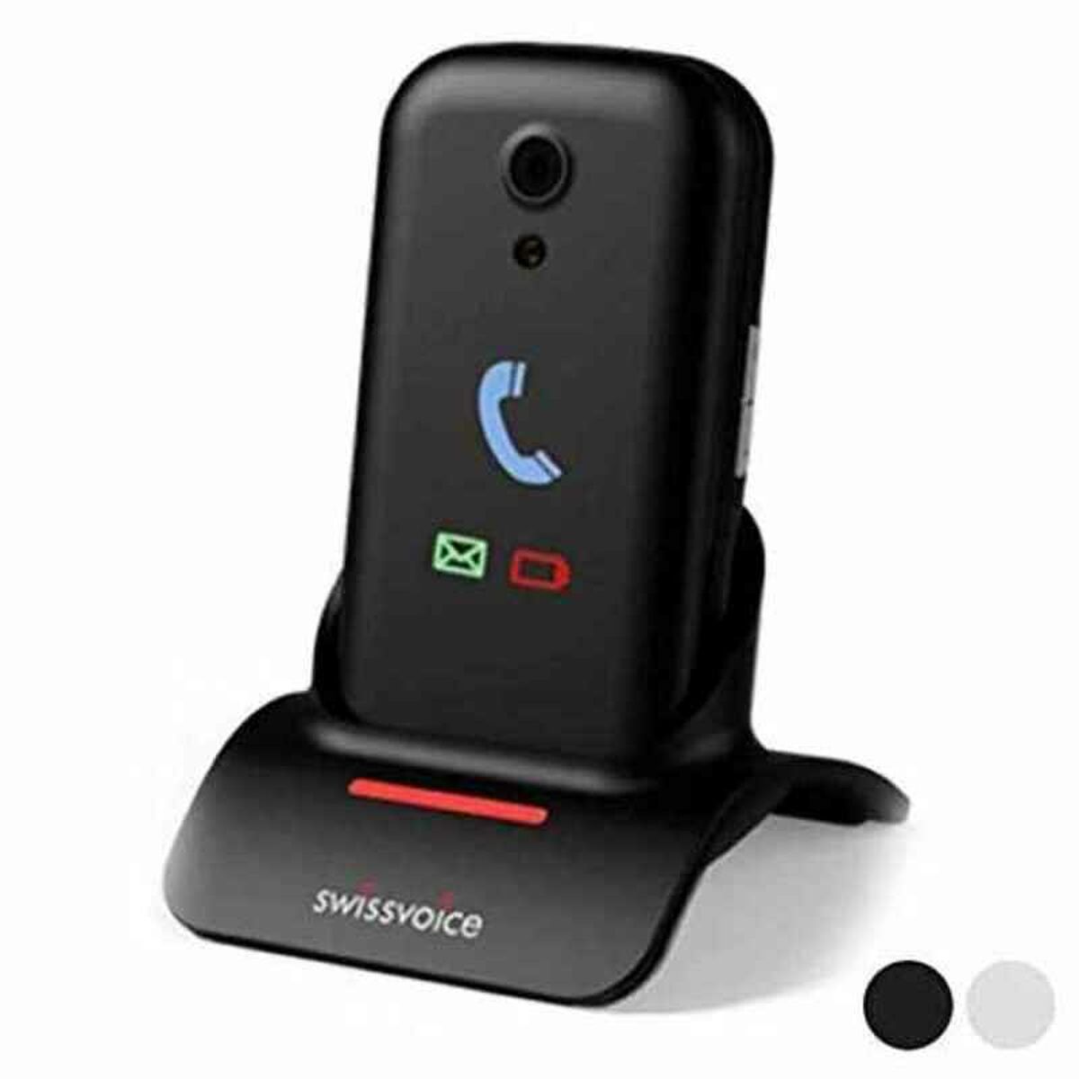 Mobile telephone for older adults Swiss Voice ATL1419481 2,8" Black 1 GB RAM