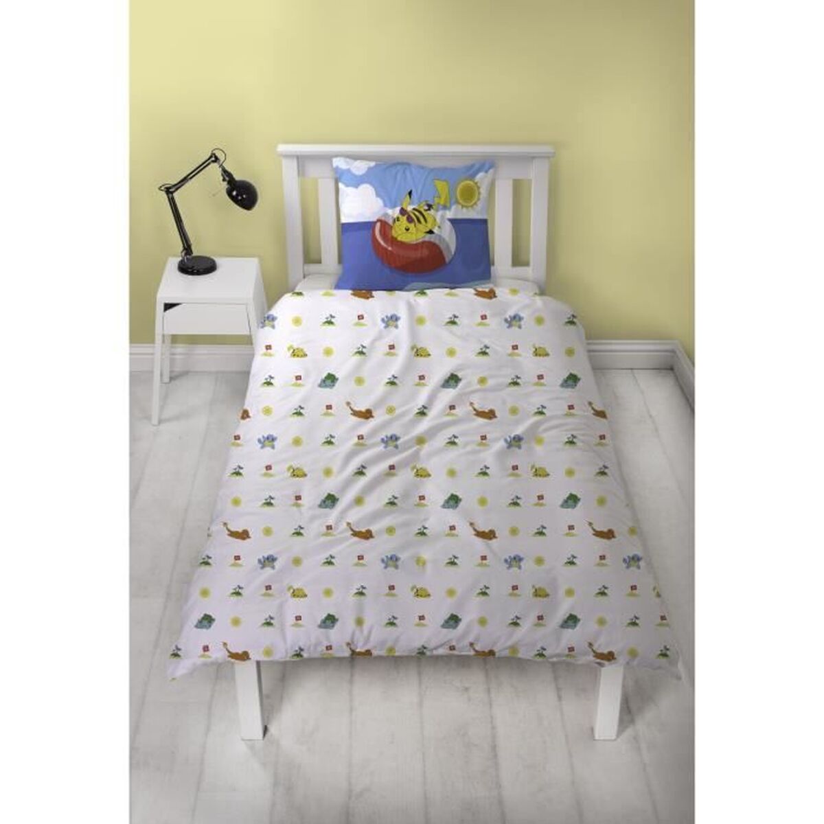 Dekbedovertrek set Pokémon Multicolour Bed van 140 2 Onderdelen