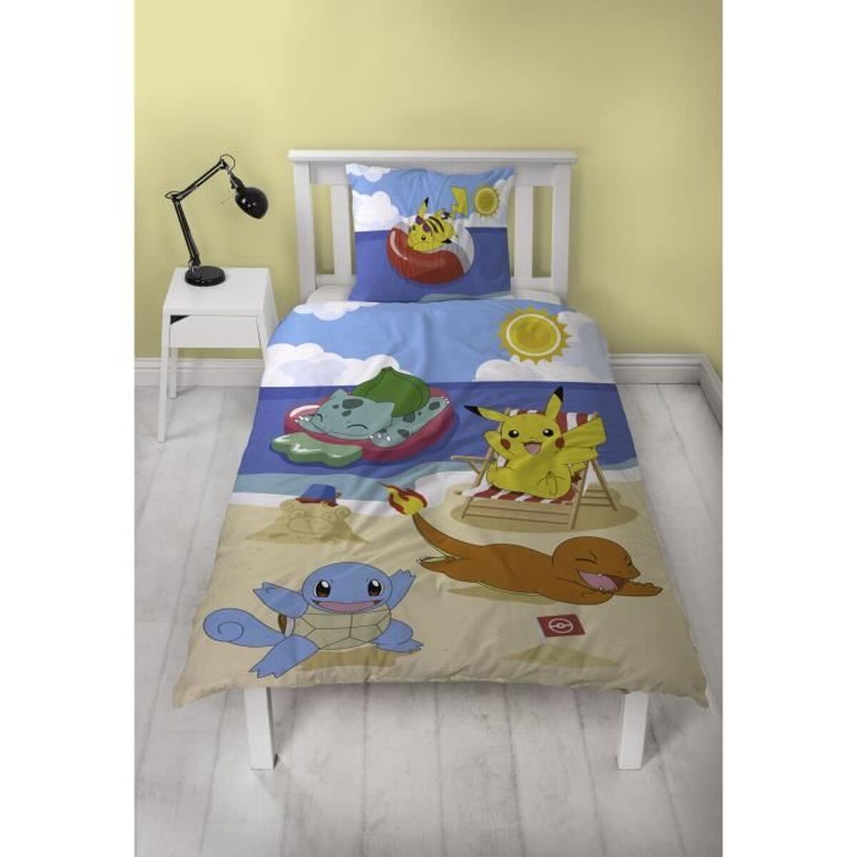Dekbedovertrek set Pokémon Multicolour Bed van 140 2 Onderdelen