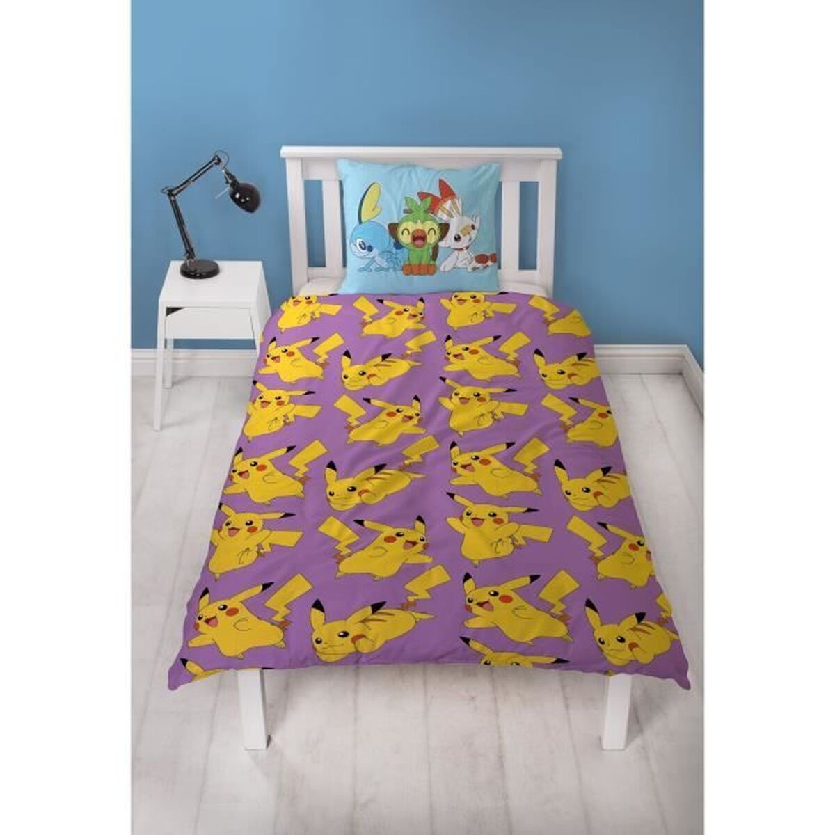 Dekbedovertrek set Pokémon Multicolour Bed van 140 2 Onderdelen