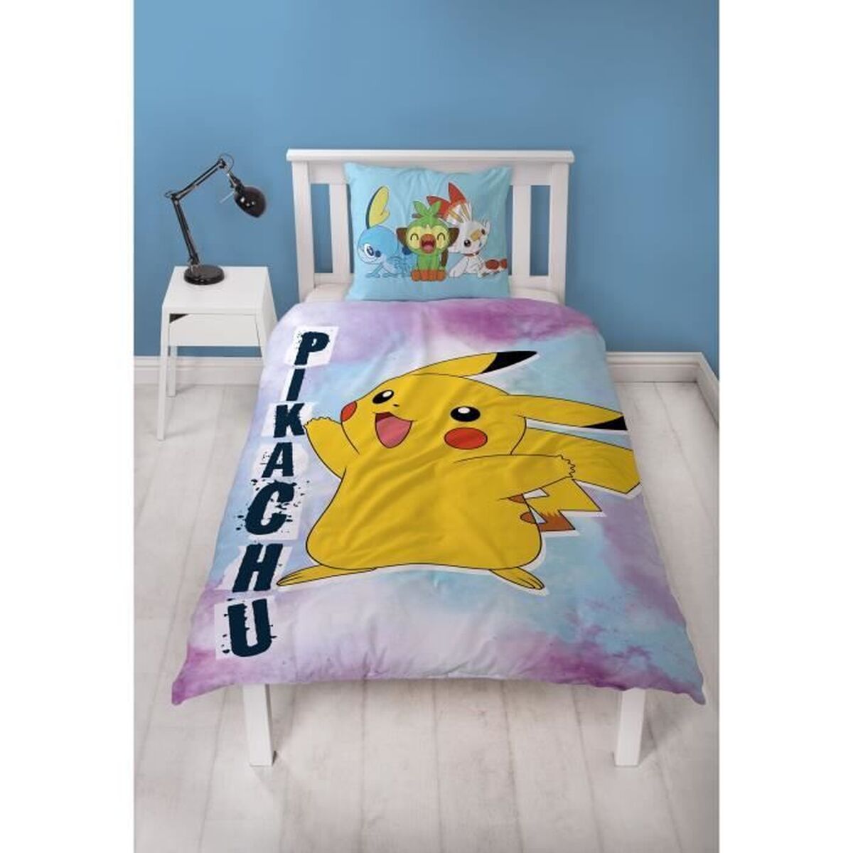 Dekbedovertrek set Pokémon Multicolour Bed van 140 2 Onderdelen