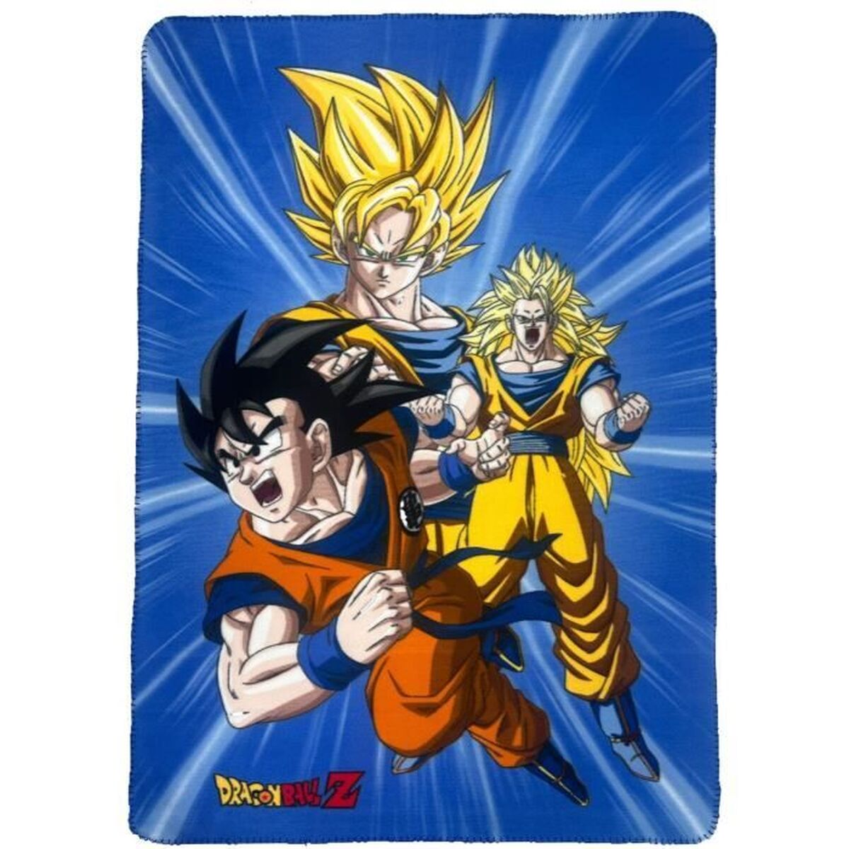 Deken Dragon Ball Multicolour dieren