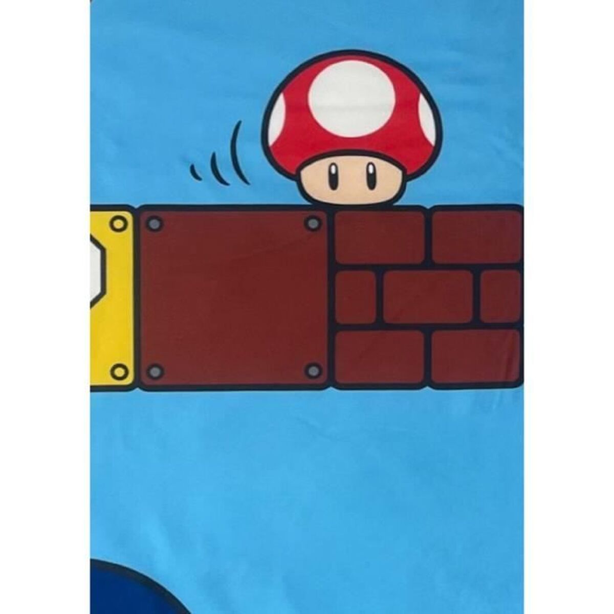 Deken Mario Bros 31 x 8 x 31 cm Multicolour Schotse ruit